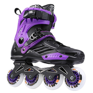 RS6 Inline Skates Professional Slalom Adult Roller Skating Shoes Sliding Free Skate Patins Size 35-46 Good As SEBA Sneakers