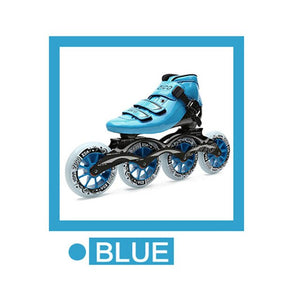 JK ZICO Speed Inline Roller Skates Carbon Fiber Professional 4 Wheels Racing Skates for Kids Adult Patins Rollerblade SH48