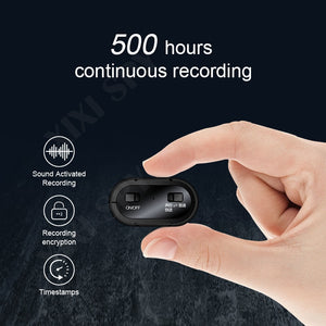 XIXI SPY 500hours Voice recorder Dictaphone pen audio sound mini activated digital professional micro flash drive