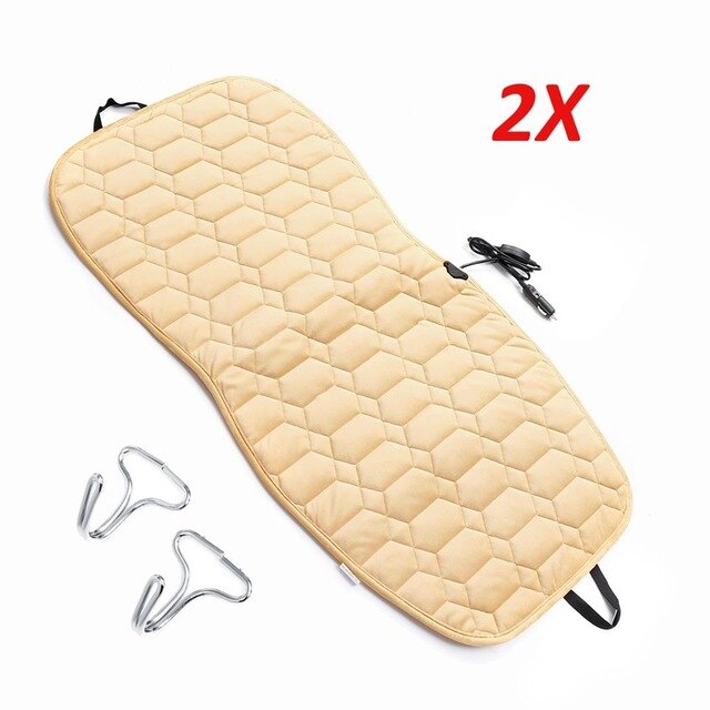 12V 3Color Plush Car Heated Seat Covers Cushion Seat Warmer Winter Household Cover Electric Heating Mat universal heating Heater