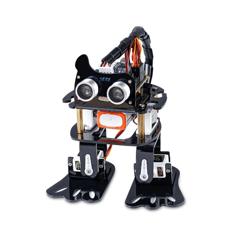 SunFounder DIY 4-DOF Robot Kit- Sloth Learning Kit Programmable Dancing Robot Kit For Electronic Toy