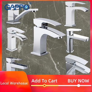 GAPPO Official Spain Brazil Warehouse basin faucet water tap bathroom mixer waterfall faucets taps wash mixer
