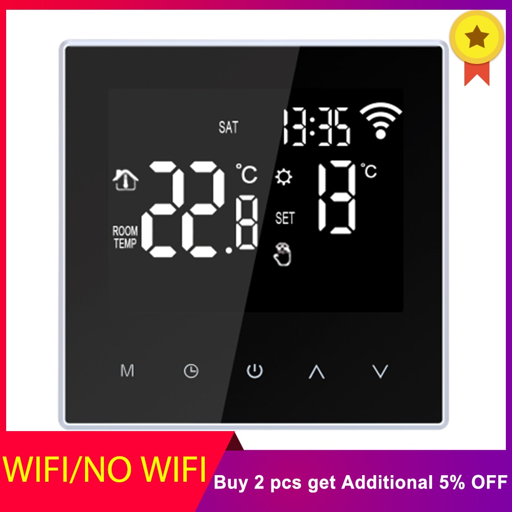 WiFi Thermostat Temperature Controller Programmable Temperature Controller Floor Heating Thermostat Home Smart Thermostat