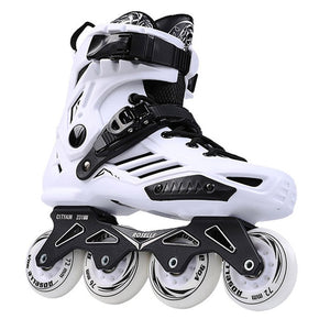 RS6 Inline Skates Professional Slalom Adult Roller Skating Shoes Sliding Free Skate Patins Size 35-46 Good As SEBA Sneakers