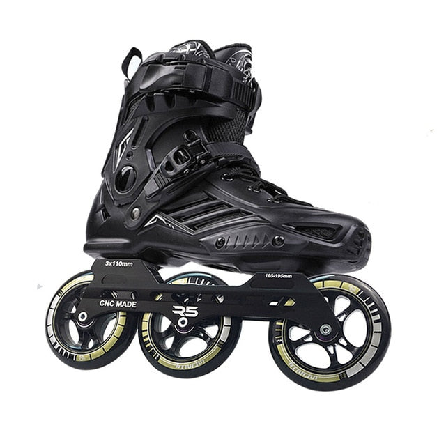 RS6 Inline Skates Professional Slalom Adult Roller Skating Shoes Sliding Free Skate Patins Size 35-46 Good As SEBA Sneakers