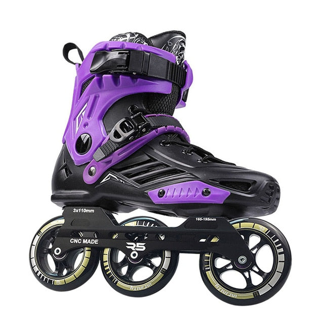 RS6 Inline Skates Professional Slalom Adult Roller Skating Shoes Sliding Free Skate Patins Size 35-46 Good As SEBA Sneakers