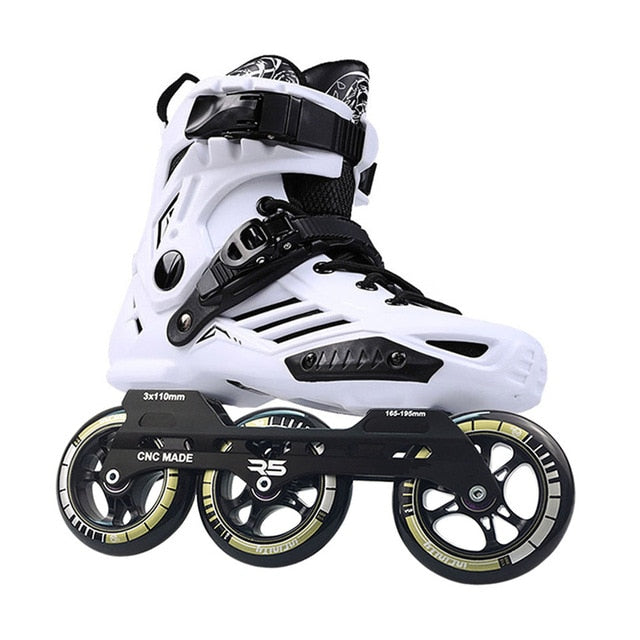 RS6 Inline Skates Professional Slalom Adult Roller Skating Shoes Sliding Free Skate Patins Size 35-46 Good As SEBA Sneakers