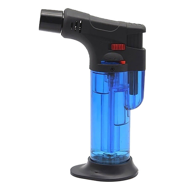 High jet flame butane gas Transparent body design Refillable Adjustable Butane Jet Torch Lighter Cooking BBQ Flame Ignition Tool