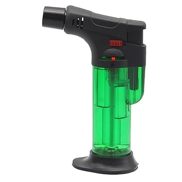 High jet flame butane gas Transparent body design Refillable Adjustable Butane Jet Torch Lighter Cooking BBQ Flame Ignition Tool