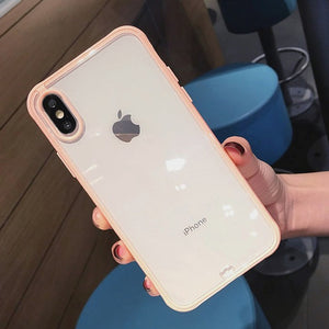 Lovebay Shockproof Bumper Transparent Silicone Phone Case For iPhone 11 Pro X XR XS Max 8 7 6 6S Plus Clear Soft TPU Back Cover