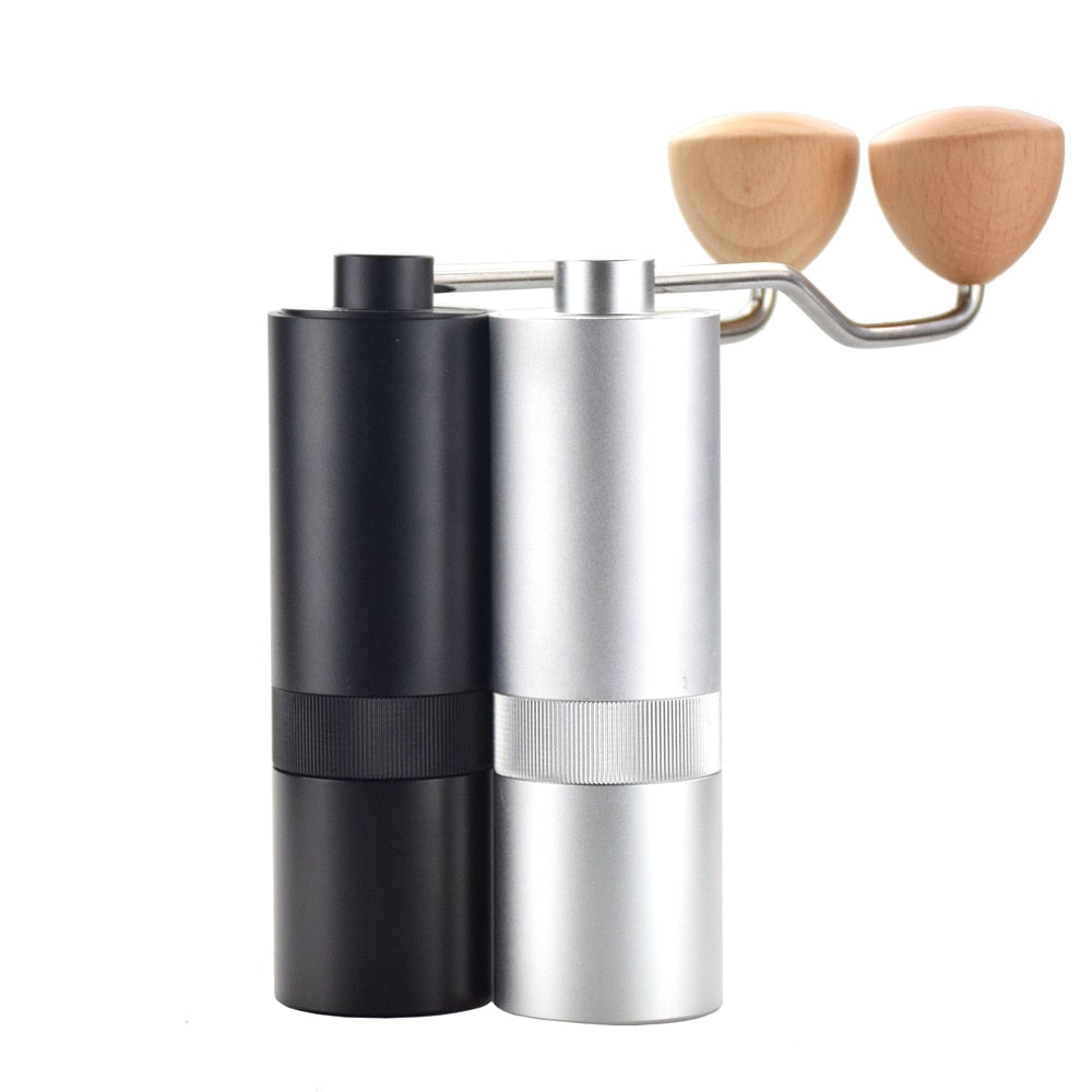 Ecocoffee  High Quality Manual Coffee Grinder 25g Aluminum Coffee Miller Black Mini Milling machine for V60  Single Coffee