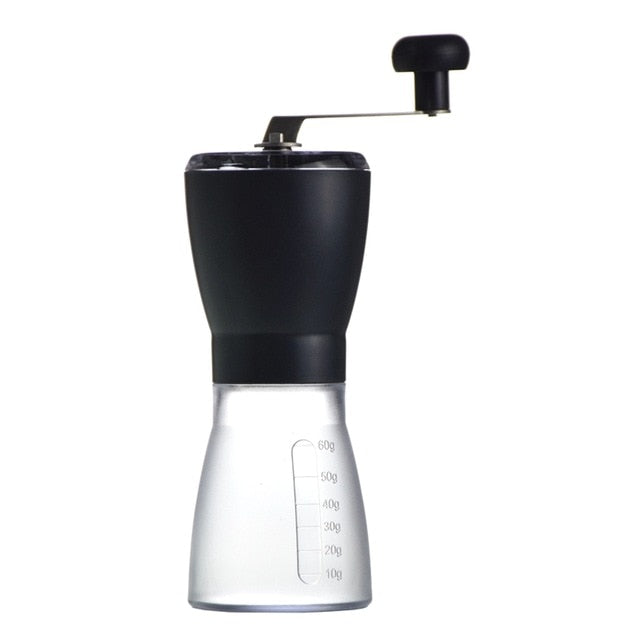 Ecocoffee  High Quality Manual Coffee Grinder 25g Aluminum Coffee Miller Black Mini Milling machine for V60  Single Coffee