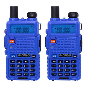 2PCS Baofeng BF-UV5R Amateur Radio Portable Walkie Talkie Pofung UV-5R 5W VHF/UHF Radio Dual Band Two Way Radio UV 5r CB Radio