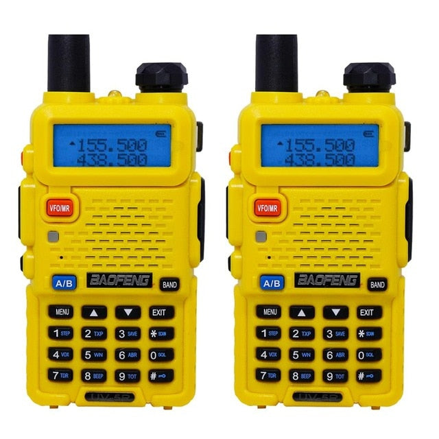 2PCS Baofeng BF-UV5R Amateur Radio Portable Walkie Talkie Pofung UV-5R 5W VHF/UHF Radio Dual Band Two Way Radio UV 5r CB Radio