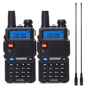 2PCS Baofeng BF-UV5R Amateur Radio Portable Walkie Talkie Pofung UV-5R 5W VHF/UHF Radio Dual Band Two Way Radio UV 5r CB Radio