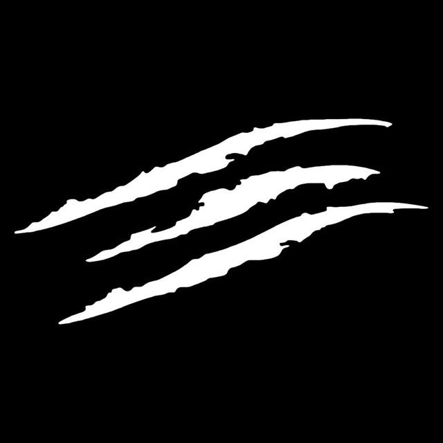 40cmX12cm Funny Car Sticker Reflective Monster Scratch Stripe Claw Marks Car Auto Headlight Decoration Vinyl Decal Car Stickers