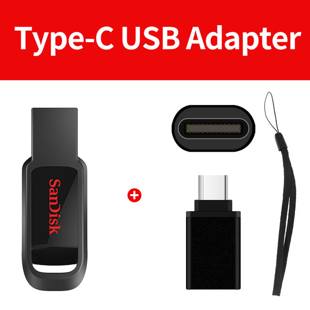 SanDisk CZ61 USB Flash Drive 128GB/64GB/32GB/16GB Pen Drive Pendrive USB 2.0 Flash Drive Memory stick USB disk usb flash