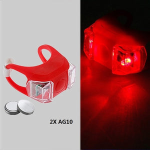 Zacro Bike Bicycle light LED Taillight Rear Tail Safety Warning Cycling Portable Light, USB Style Rechargeable or Battery Style