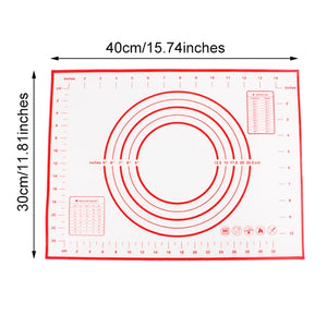 Silicone Baking Mats Sheet Pizza Dough Non-Stick Maker Holder Pastry Kitchen Gadgets Cooking Tools Utensils Bakeware Accessories