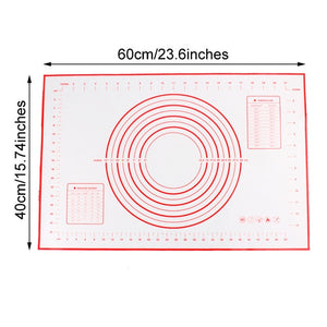 Silicone Baking Mats Sheet Pizza Dough Non-Stick Maker Holder Pastry Kitchen Gadgets Cooking Tools Utensils Bakeware Accessories