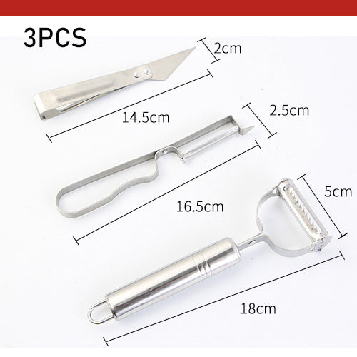 Stainless Steel Multi-function Vegetable Peeler&ampJulienne Cutter Julienne Peeler Potato Carrot Grater Kitchen Tool