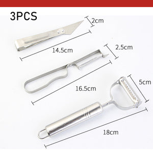 Stainless Steel Multi-function Vegetable Peeler&ampJulienne Cutter Julienne Peeler Potato Carrot Grater Kitchen Tool