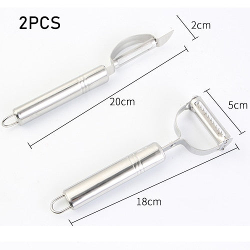 Stainless Steel Multi-function Vegetable Peeler&ampJulienne Cutter Julienne Peeler Potato Carrot Grater Kitchen Tool