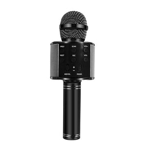 WS-858 Bluetooth Wireless Microphone Handheld Karaoke Mic USB Mini Home KTV For Music Playing Singing Speaker Player