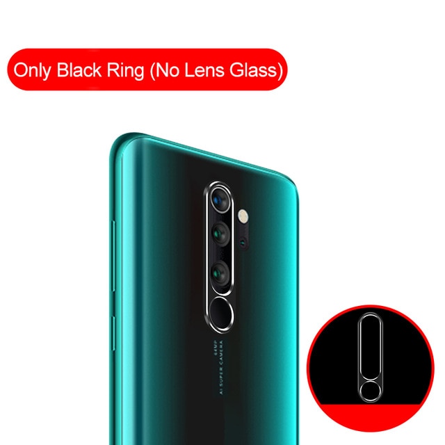 Camera Protector Glass For Xiaomi Redmi Note 8 7 K20 Pro Tempered Glass & Metal Rear Protective Ring For Redmi Note 8 Full Case