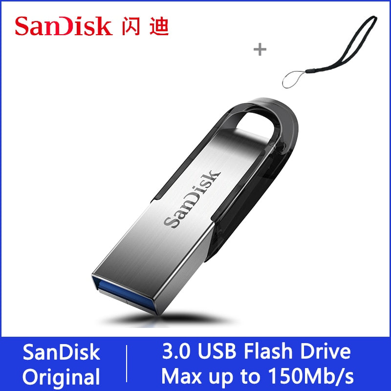 Sandisk USB Flash Drive 32 64 128 16 GB Pendrive 128gb 64gb 32gb 256gb Pen Drive 3.0 USB Stick Disk on Key Memory for Phone