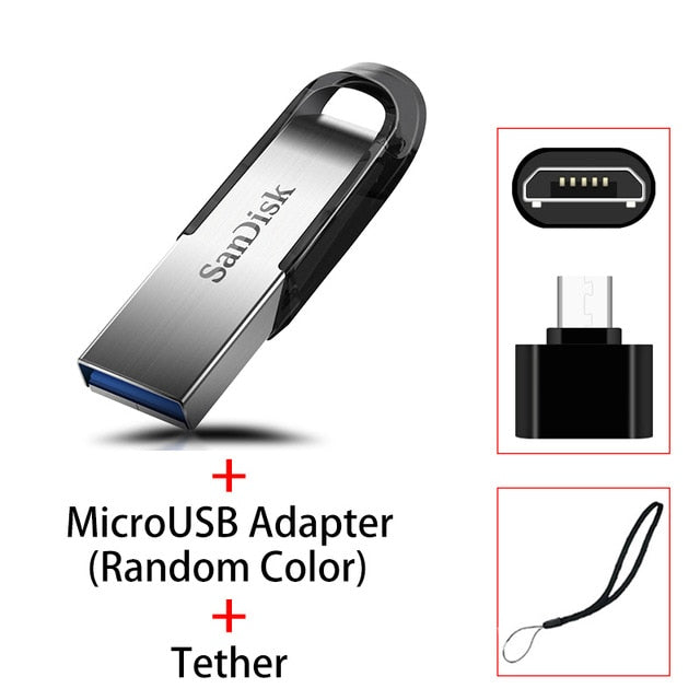 Sandisk USB Flash Drive 32 64 128 16 GB Pendrive 128gb 64gb 32gb 256gb Pen Drive 3.0 USB Stick Disk on Key Memory for Phone