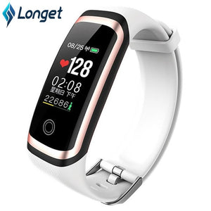 Longet Smart Watch M4 Heart Rate Monitor Sleep Monitor Fitness Watch Blood Pressure Bluetooth Smart Bracelet for iPhone Xiaomi