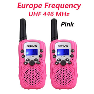 RETEVIS RT388 Walkie Talkie Kids Walkie-talkies 2 pcs Mini Two-Way Radio Station PMR Children Gift/Family Use/Camping 100-800M