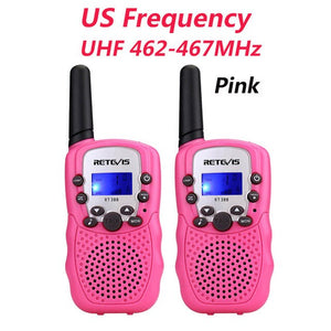 RETEVIS RT388 Walkie Talkie Kids Walkie-talkies 2 pcs Mini Two-Way Radio Station PMR Children Gift/Family Use/Camping 100-800M