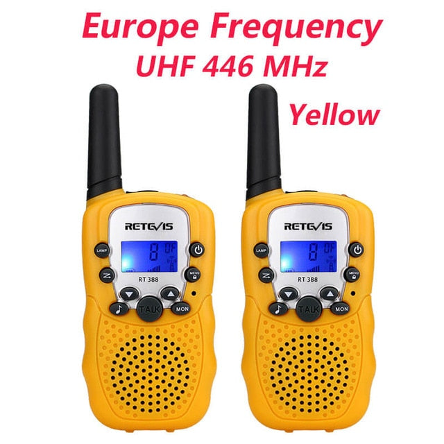 RETEVIS RT388 Walkie Talkie Kids Walkie-talkies 2 pcs Mini Two-Way Radio Station PMR Children Gift/Family Use/Camping 100-800M