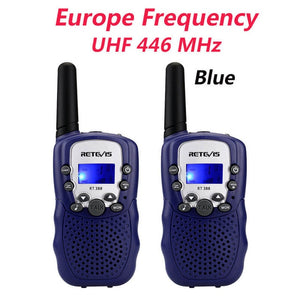 RETEVIS RT388 Walkie Talkie Kids Walkie-talkies 2 pcs Mini Two-Way Radio Station PMR Children Gift/Family Use/Camping 100-800M