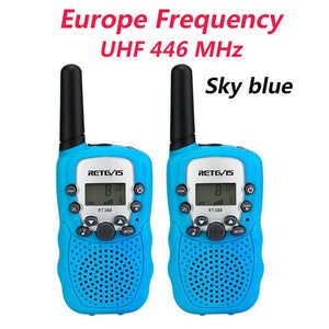 RETEVIS RT388 Walkie Talkie Kids Walkie-talkies 2 pcs Mini Two-Way Radio Station PMR Children Gift/Family Use/Camping 100-800M