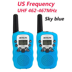 RETEVIS RT388 Walkie Talkie Kids Walkie-talkies 2 pcs Mini Two-Way Radio Station PMR Children Gift/Family Use/Camping 100-800M