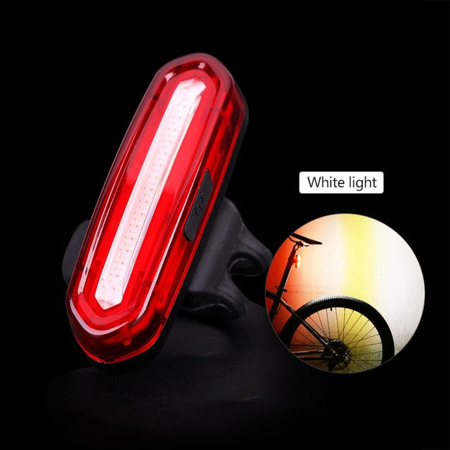 120Lumens Bicycle Rear Light USB Rechargeable Cycling LED Taillight Waterproof MTB Road Bike Tail Light Flashing For Bicycle