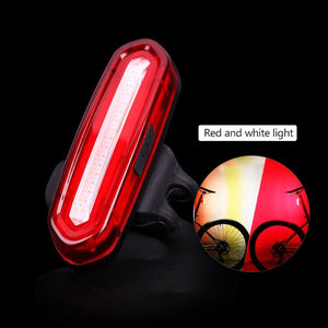 120Lumens Bicycle Rear Light USB Rechargeable Cycling LED Taillight Waterproof MTB Road Bike Tail Light Flashing For Bicycle