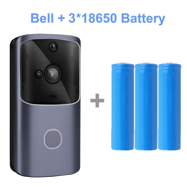 HISMAHO WIFI Doorbell Video Door Intercom 720P HD Wireless Smart Home IP Door Bell Camera Security Alarm IR Night Vision