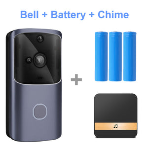 HISMAHO WIFI Doorbell Video Door Intercom 720P HD Wireless Smart Home IP Door Bell Camera Security Alarm IR Night Vision