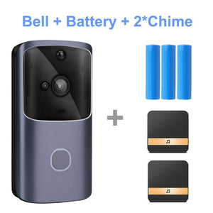 HISMAHO WIFI Doorbell Video Door Intercom 720P HD Wireless Smart Home IP Door Bell Camera Security Alarm IR Night Vision