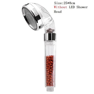 LED/No LED Rainfall Shower Head 7 Color Changing Shower Head No Battery Automatic Waterfall Shower Single Bathroom Showerhead