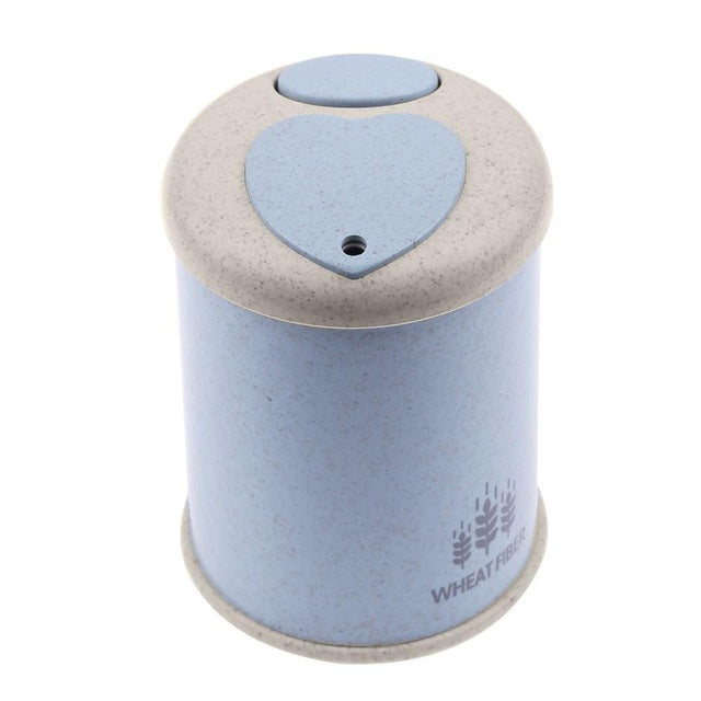 Automatic Toothpick Holder Container Wheat Straw Household Table Toothpick Storage Box Toothpick Dispenser