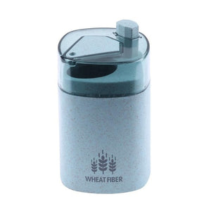 Automatic Toothpick Holder Container Wheat Straw Household Table Toothpick Storage Box Toothpick Dispenser