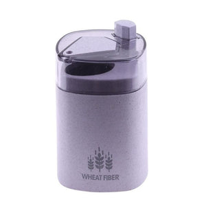 Automatic Toothpick Holder Container Wheat Straw Household Table Toothpick Storage Box Toothpick Dispenser