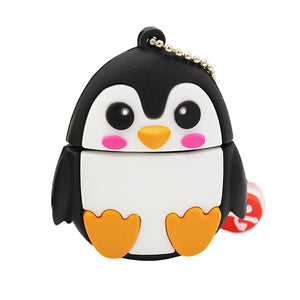 TEXT ME 64GB cute cartoon Penguin owl fox style usb flash drive usb 2.0 4GB 8GB 16GB 32GB vreative pendrive gift