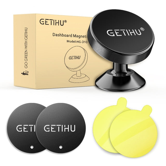 GETIHU Universal Magnetic Car Phone Holder Stand in Car Magnet Air Vent Mount Cell Mobile Phone Support GPS For iPhone X Samsung