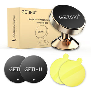 GETIHU Universal Magnetic Car Phone Holder Stand in Car Magnet Air Vent Mount Cell Mobile Phone Support GPS For iPhone X Samsung